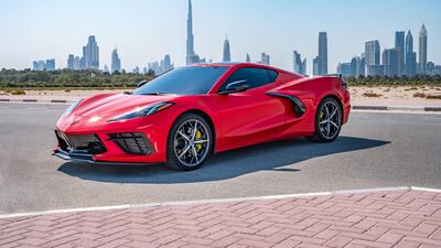 The latest Chevrolet Corvette Stingray says hello to Dubai. Photos courtesy Chevrolet