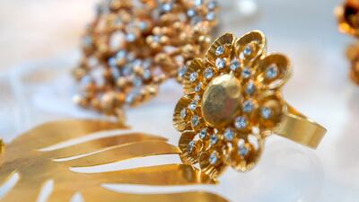 Jewellery by Nada Zeineh. Victor Besa / The National