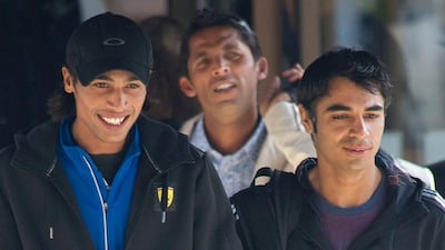 The 2010 spot-fixing scandal involving Pakistan's Mohammad Amir, left, Mohammad Asif, back, and Salman Butt was one of the lowest points in the game's history. AFP