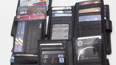 According to a recent Compareit4me.com survey, about two-thirds of credit card holders are unaware of their card’s interest rate. Jaime Puebla / The National