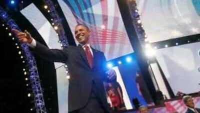 Barack Obama, the Democratic presidential nominee, takes the stage at his party's convention in Denver this week.