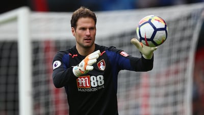 SUBS: Asmir Begovic of Bosnia and Bournemouth. Steve Bardens / Getty Images