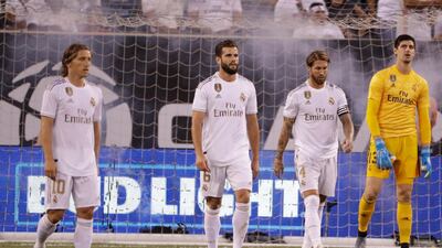 It was a shocking night for Real Madrid as they were crushed by their city rivals. AP Photo
