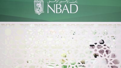 NBAD stall at the National Career Exhibition at Sharjah Expo Centre. Reem Mohammed / The National