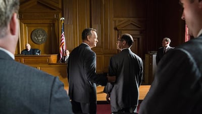 Tom Hanks and Mark Rylance in Bridge of Spies. Courtesy 20th Century Fox