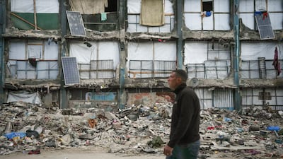 Trump says the US could 'own' Gaza and turn it into a 'riviera'. AP