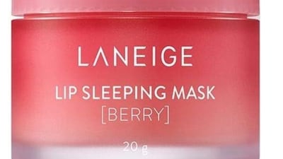 The berry-flavoured Laneige lip mask is enriched with vitamin C to lock in moisture overnight; Dh27.15 from Amazon.ae