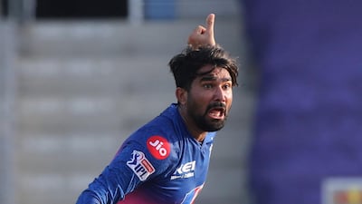 Rahul Tewatia – 7. Suffered a fearful blow when hit on the chest by a 140kph beamer from Saini – only to hit the next two balls for six. Four overs for 28 with the ball. Sportzpics for BCCI