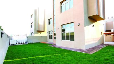 Four-bedroom villa in Khalifa Park, Abu Dhabi. Courtesy of Crompton Partners