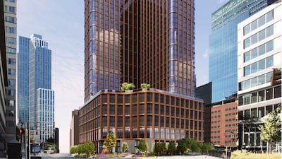 The 54-story Harborside 4 project will be built in Jersey City. Photo: Modon