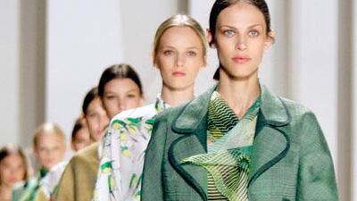 Looks from the spring 2012 collection of Carolina Herrera at New York Fashion Week.