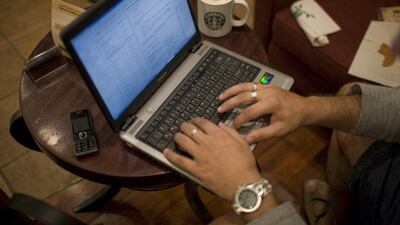 Even the most techno-savvy computer users need to be vigilant as online fraudsters continue to home in on potential weaknesses in technology. Philip Cheung / The National