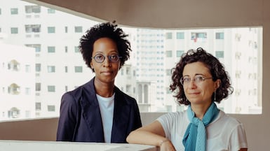 Paula Nascimento, left, and Angela Harutyunyan are curating Sharjah Biennial 17, which opens in January 2027. Photo: Sharjah Art Foundation