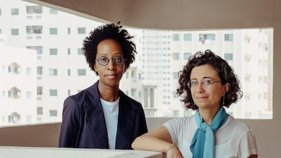 Paula Nascimento, left, and Angela Harutyunyan are curating Sharjah Biennial 17, which opens in January 2027. Photo: Sharjah Art Foundation