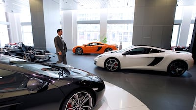 Al Habtoor Motors brought the McLaren brand to the UAE in 2011 and since then it has seen steady sales. Pawan Singh / The National