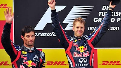 Vettel took a spin through his hometown last year in his Red Bull Racing RB6 car, but said it was 'bumpy and slippery'.