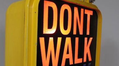 Original New York City street signs, £925.00 (Dh5,581) from Trainspotters, www.trainspotters.co.uk.