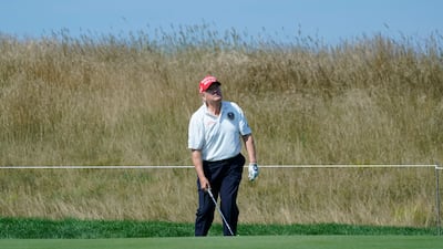 Former US president Donald Trump will have a busy schedule, as a 2024 presidential hopeful and defendant in several cases. AFP