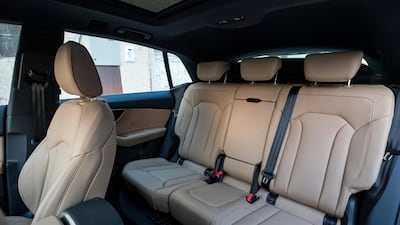 With rear seats folded, the Q8 has up to 1,755 litres of boot space. Audi