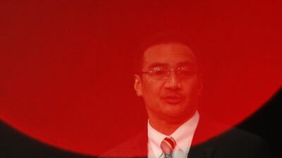 Malaysia’s acting Transport Minister Hishammuddin speaks during a news conference on the missing Malaysia Airlines Flight MH370 at Putra World Trade Center in Kuala Lumpur. Edgar Su / Reuters