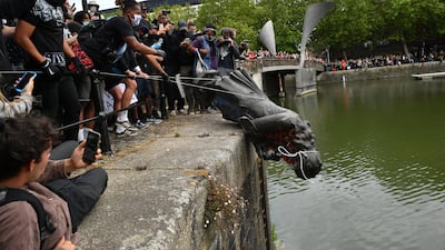 Shelina Janmohamed hopes her new book will help children think critically about how the past affects current events, such as the toppling of the Edward Colston statue into Bristol harbour. PA