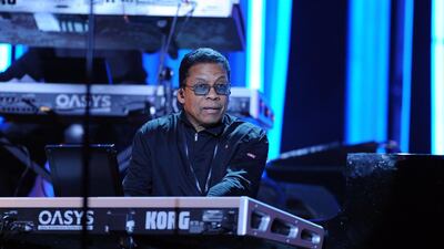 OSLO, NORWAY - DECEMBER 09: Herbie Hancock rehearses for the Nobel Peace Prize Concert at the Oslo Spektrum on December 9, 2010 in Oslo, Norway. (Photo by Sandy Young/Getty Images for Nobel Peace Prize Concert)