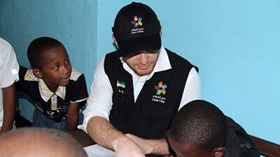 A Dubai Cares delegation led by Tariq Al Gurg, chief executive the charity, recently concluded a series of field visits in Comoros to evaluate the impact and success of its 4-year primary education programme. Courtesy TRACCS