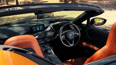 The car has BMW’s latest heads-up display, which shows revs in sport mode. BMW