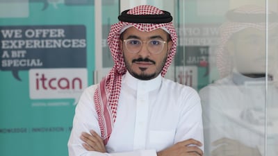 Mansour Althani set up Itcan in 2015 when he was only 25. The company is now on track to reach Dh100m in revenue this year since its launch. Courtesty Itcan
