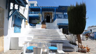 A street cafe in Sidi Bou Said