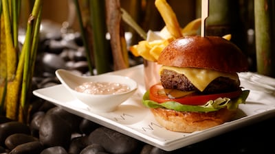 New dishes on the Rhodes W1 menu include the RW1 beef brisket burger.