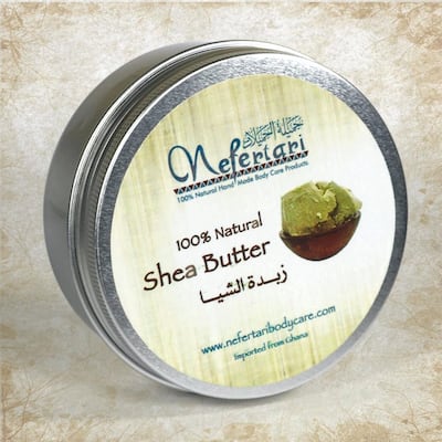 Its thick consistency makes shea butter more suited to the body than the face. Photo: Nefertari