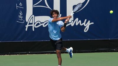 Jordan's Abdullah Shelbayh will play Tallon Griekspoor of the Netherlands at the Dubai Duty Free Championships on Monday. Photo: LTP