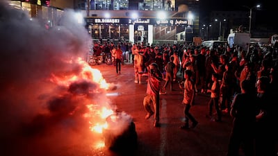 Protesters burn tyres and block the road in protest against rising fuel prices on the highway between Aleppo and Turkey, Syria on September 13, 2026. Reuters