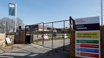 A Taylor Wimpey building site in St Albans, Britain. The homebuilder has come under fire over contracts that penalise buyers. Reuters