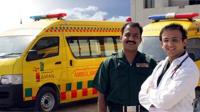 Aman Ambulance. Courtesy The Aman Foundation