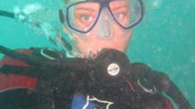 "Diving is my world," says Roxanne Hillier.