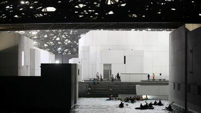 The hour-long tours give people the chance to see the museum from a new perspective. Chris Whiteoak / The National