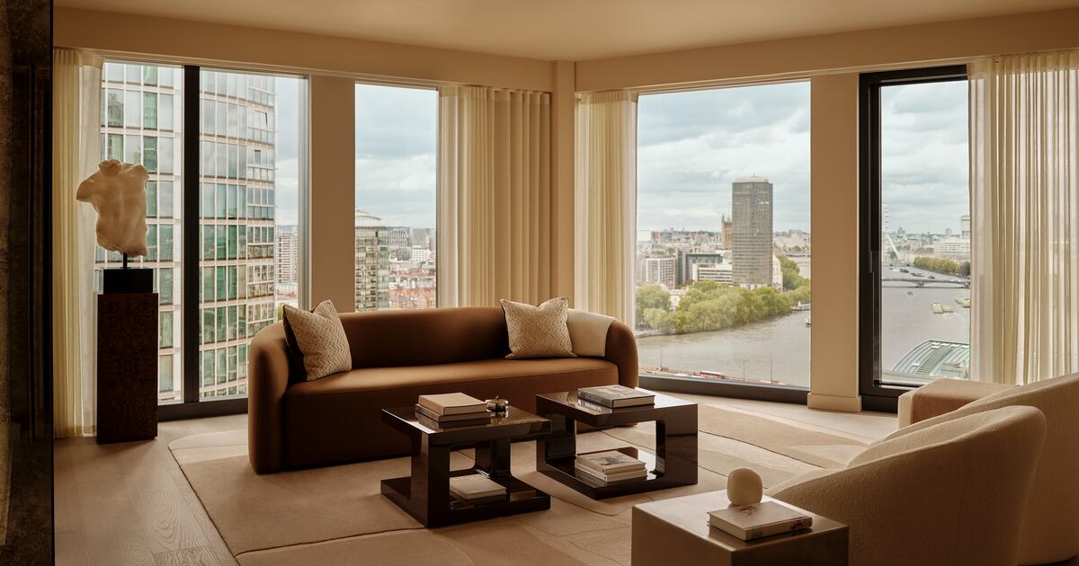 Der River Park Tower reiht sich in die Londoner Wolkenkratzerlandschaft ...