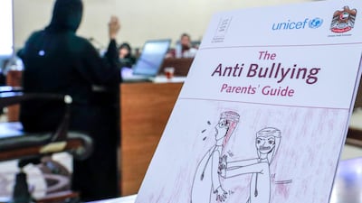 Parents are being urged to show more awareness of bullying and its causes. Victor Besa / The National