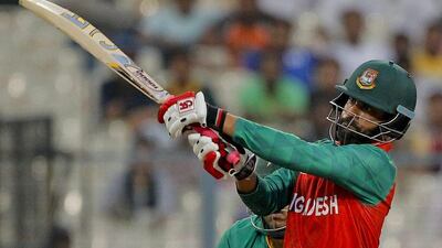 Bangladesh’s Tamim Iqbal bats. (AP Photo/ Bikas Das)