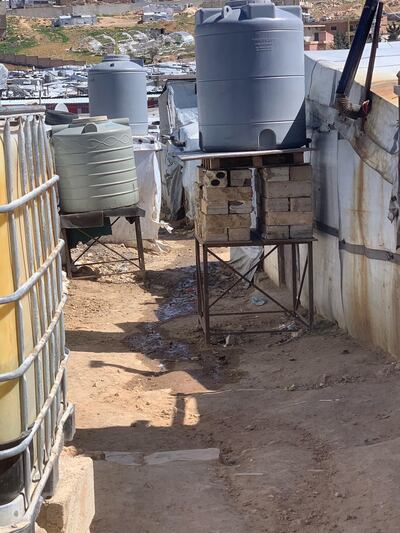 Sewage from recent flooding still runs through the camps. Jamie Prentis / The National