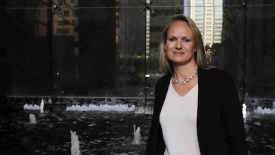 Lucy Crabbe is the chief executive of Chargifi ME. Jeffrey E Biteng / The National