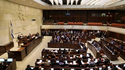 Israeli lawmakers passed the settlement regulation bill in a 60-52 vote at the Knesset, the Israeli parliament, in Jerusalem on February 6, 2017. Ammar Awad/Reuters