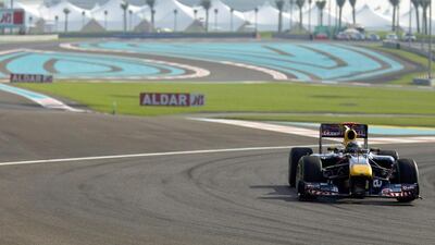 Sebastian Vettel. Andrew Henderson / The National)