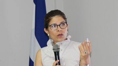 Hilda Hernandez, sister of Honduran President Juan Orlando Hernandez, who was killed in a helicopter crash. Presidency Honduras/Handout via REUTERS