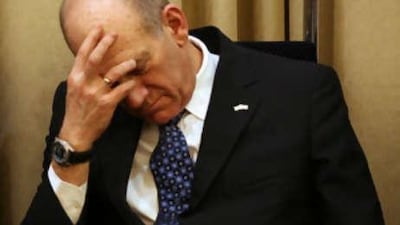 The Israeli prime minister Ehud Olmert may face criminal charges in a corruption scandal.