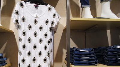 A bedazzled statement tee by G-Lish at House of Fraser. Hafsa Lodi