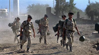 Algerian troops are fighting extremists linked to Al Qaeda in the Islamic Maghreb in the north-east of the country. AP