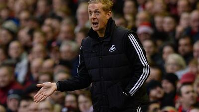 Garry Monk's Swansea City had a good start to the season but have since struggled and must buck the trend soon. Andrew Yates / AFP